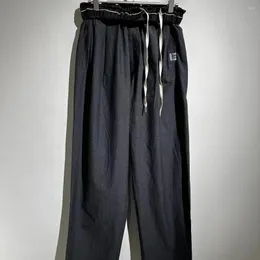 Pantaloni da uomo Top Quality High Street MMY Pantaloni della tuta Nero Y2k Streetwear Pantaloni da jogging Pantaloni versatili casual Abbigliamento da uomo