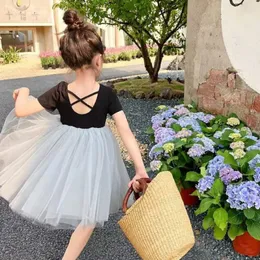 Mädchen Kleider Kinder Mädchen Ballett Kleid Sommer Kinder Rückenfreie Kostüme Outfits Puffy Kleidung Baby Kleidung