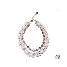Hänge halsband bk pris display mode online tillbehör kvinnor kunglig affär överdrivet gjorde unika smycken blommig chunky drop dhakv