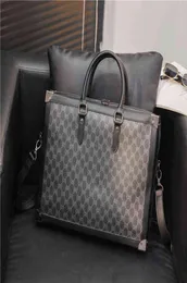 Men039s Briefcase luxury designer handbag Brand leather Shoulder bag Women039s briefcase Large capacity Business office Lapt9093019