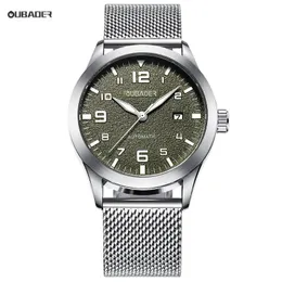 Orologi da polso Moda uomo Orologi sottili Semplici uomini d'affari Cinturino in maglia di acciaio inossidabile Orologio meccanico Minimalista Relogio Masculino