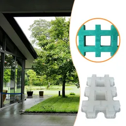 Decorative Flowers & Wreaths Lawn Bricks Molds Parking Lot Grass Color Square Double Well-Shaped E2SDecorative