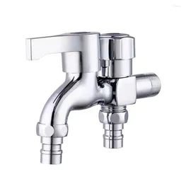 Bathroom Sink Faucets Washing Machine Faucet Double Water Outlet Mop Pool Tap Outdoor Garden Extension Fast Bidet Accessories