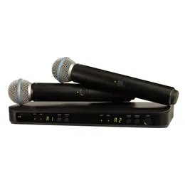 Microphones 188 288 B58 PG58 2 Channel Wireless Microphon Dual Vocal System kombinerar Simple Setup Performance 230518