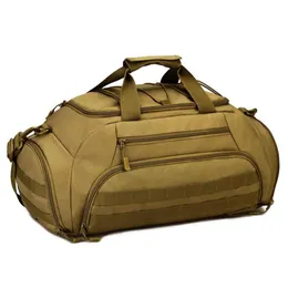 Brand Bag Large Capacity Men Hand Luggage Travel Duffle Bags 1000D Nylon Hiking Crossbody Pack Multifunctional Tactical Backpack O286M