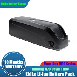 Replacement 48V 52V 17.5Ah Li-ion Battery Pack 840Wh 910Wh Hailong G70 Shark Akku for 500W 1000W Mountain Bike