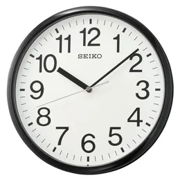 Seiko 12 pollici orologio da parete analogico business, nero, rotondo, tradizionale, quarzo, analogico, QXA756KLH