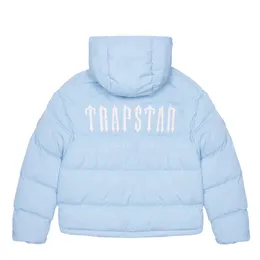 Trapstar London Decoded Piumino con cappuccio 2.0 Giacca nera sfumata da uomo Felpa con cappuccio termica ricamata Cappotto invernale Top a2