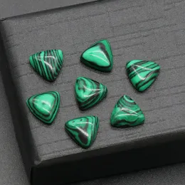 Charming Design Various Geometry Gemstone Decorations Healing Charm Glossy Malachite for Jewelry Making