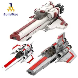 MOC Battlestaral Colonial Viperals MKII MKI Fit High-Tech Space Series Wars Building Blocks Education Bricks Kid Toy 560PCS Y1130246v