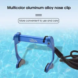 Clip per naso Clip per naso da immersione Clip per naso da nuoto neutro antiscivolo ad alta resistenza con corda anti perdita utilizzata per l'apnea e le immersioni galleggianti P230519