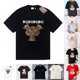 T-shirt da uomo di design estivo di lusso T-Shirt Hip Hop stampa da donna con inserto diamantato in cotone a maniche corte con movimento a t-shirt casual