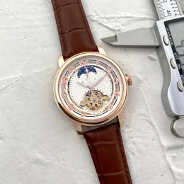 Alta qualidade Patekity Designer Relógio mecânico suíço masculino automático de negócios Relógios de pulso cronógrafo de luxo safira Relógios de marca