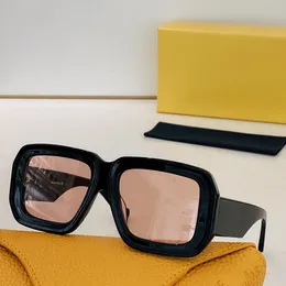 Schwarze Sonnenbrille für Damen, hochwertige Lw 40080, Designer-Sonnenbrille für Herren, berühmte modische klassische Retro-Luxusmarke, Brillenmode