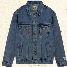 Designer Clothing Galleries Casual Coats High Version American Fashion Galleryes Depts Basic Embroidery Men Women Wash Blue Damage Jacket Denim Jacket