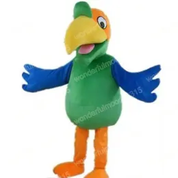 Wydajność Parrot Mascot Costume Carnival Hallowen prezenty unisex dorosłych gier imprezowych strój wakacyjny strój reklamowy na świeżym powietrzu