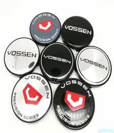 4pcs 60 -миллиметровое колесо Центральных крышек Hub Vossen Precision Rims Cover Emblem 56 мм Значок наклеек для A4 R8 TT 13523A RS7 GTR CTSV3370696