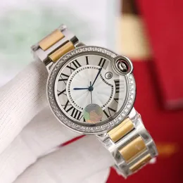 Relógio masculino Relógios mecânicos totalmente automáticos 33 mm 36 mm 42 mm Relógio de pulso feminino Precisão Pulseira de aço Relógio de casal moderno