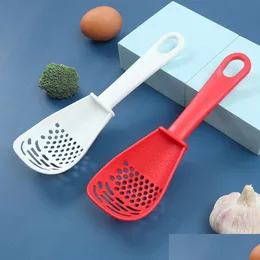 Other Kitchen Tools Mtifunctional Cooking Spoon Heatresistant Ginger Garlic Press Egg White Separator Baking Shovel Drop Delivery Ho Dhmuf