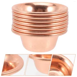 装飾用のボウル7pcs copper