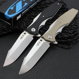 ZT 0393 High hardness folding knife G10 handle outdoor camping safety defense tactical saber pocket survival knives EDC tool HW6022518