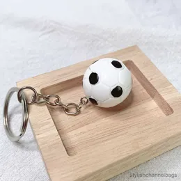 Keychains Football Keychain ring pendant men and women couple key chain bag pendant wholesale