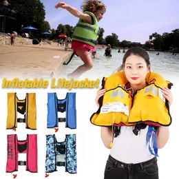Jaqueta para adultos para colegas salva -vidas Nada de pesca de sobrevivência inflável automática para roupas de natação esportivas aquáticas para adultos de roupas de banho