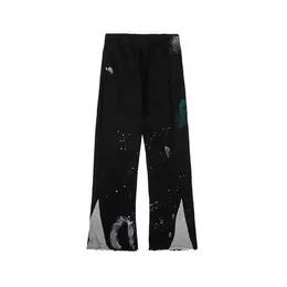 Galleries Depts Men's Jeans Designer Sweatpants Sports b Painted Flare Sweat PantLINO