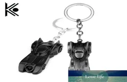 Corrente da forma do carro O Cavaleiro Dark Batmobile Key Rings Gift Chaveiro Carchain Jewelry Movie Tecultor Sovenir Factory 4389066