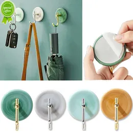 New New Wall Hanger Hook Self Adhesive Key Cloth Coat Holder Hook Wall Decor Towel Robe Organizer Rack Behind-door Bag Hook Shelf