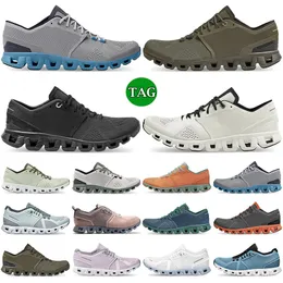 OGS Cloud X1 Running Shoes For Men Women Black Asphalt Alon White Niagara Blue Alloy Rust Rock Grey Mens Breattable Trainers Lifestyle Sports Sneakers