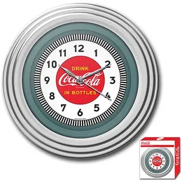 11 75 Relógio da Coca-Cola com acabamento cromado, 1930 é estilo