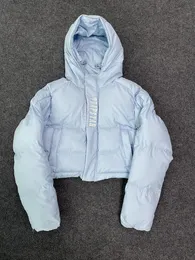 Jaquetas masculinas trapstar londres decodificado puffer 2.0 gelo azul jaqueta mulheres bordado térmico hoodie homens casaco de inverno roupas