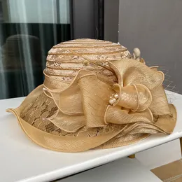 Hüte mit breiter Krempe, Fischerhüte, Damen-Fascinators, Modeschmuck, Kirchenhut, elegante Schleife, breite Krempe, Eimerhüte, Derby-Fedora, Damen, Sommer, faltbare Sonnenkappe 230518