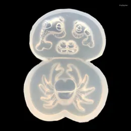 Backformen Spiegel Epoxidform Delphin Krabbe Tier handgemachte Kristall Kleber DIY Material Paket Anhänger Silikonform 16572