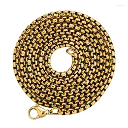 Correntes Rapper de Hip Hop's Chain 3mm 18 "20" 24 "30" Gold Silver Color Stoinless Aço Rane Link Cuba Franco Colar