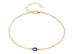 Ladies Evil Eye Alloy Plating Simple Cheap Anklet 1817 T2019900127