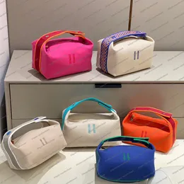 Designer Women Lunch Box Bag Handmade Canvas Handväska Evening Shoulderbag Crossbody Purse med Orange Box 10a Top End Quality