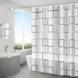 Cortinas de chuveiro Cortina de banheiro 3D Profieda de gancho de água à prova de oídio de peva Banho da casa do banheiro ambiental 230518