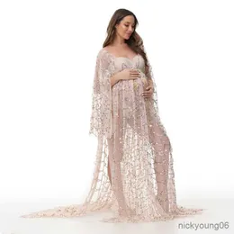 Бердиториальная фотография платья на стороне с блестками беременная женщина фото съемки длинные платья видят через R230519