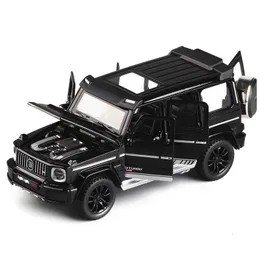 DIECAST Model 132 Symulacja SUV G700 z 6 otwartymi drzwiami Collective, a także zabawka mocna metalowa korpus z tyłu n powrót 230518