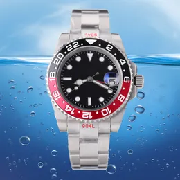 Obejrzyj automatyczne zegarki dla mężczyzn Wysokiej jakości Zegarek 40 mm Automatyczne klasyczne składanie klamry jednokierunkowa Sapphire pływacka na ręce wielofunkcyjne