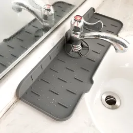 Kran Absorbent Mat Silicone Sink Splash Guard Water Draining Pad Countertop Protector Table Cushion Place
