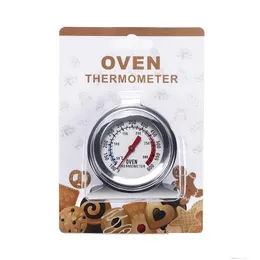 Thermometer aus Edelstahl, Ofenthermometer, Grill, Braten, Chef, Räucherofen, Grill, sofort ablesbar, Drop-Lieferung, Haus, Garten, Küche, Esszimmer, Ba Dhuhe