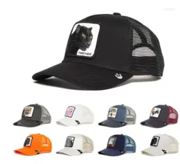Berretto da baseball ricamato a forma di animale ad alta versione con berretto da baseball moda personalizzata Hip Hop6540481