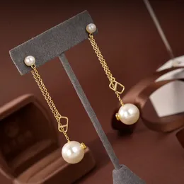 Perlenohrring Designer 18K Gold Schmuck Luxus Ohrstecker 925 Silber Damen Creolen Ohrringe Hochzeitsgeschenke