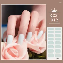 Наклейки для ногтей 53 -колоры лаки из чистых цветов Классические полоски Водонепроницаемые клей