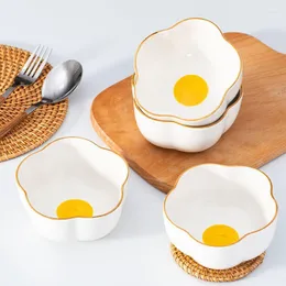 Bowls Home Daily Prettic Gronft High Hight Pattern Pattern Pattern Party Creative Safe Morden Egge Artistic Egg