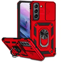 Armor Shockproof Phone Cases For Samsung S23 S22 S21 S20 S10 Plus Ultra FE A14 Military Grade Kickstand Slide Camera Phone Case Cover