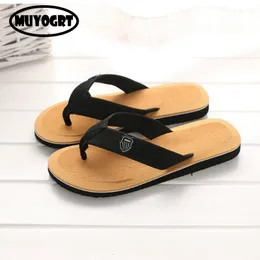 Flops Summer Flip Beach Sandals Anti Slip Casual Flat Высококачественные тапочки для домашних туфлей для мужчин pers